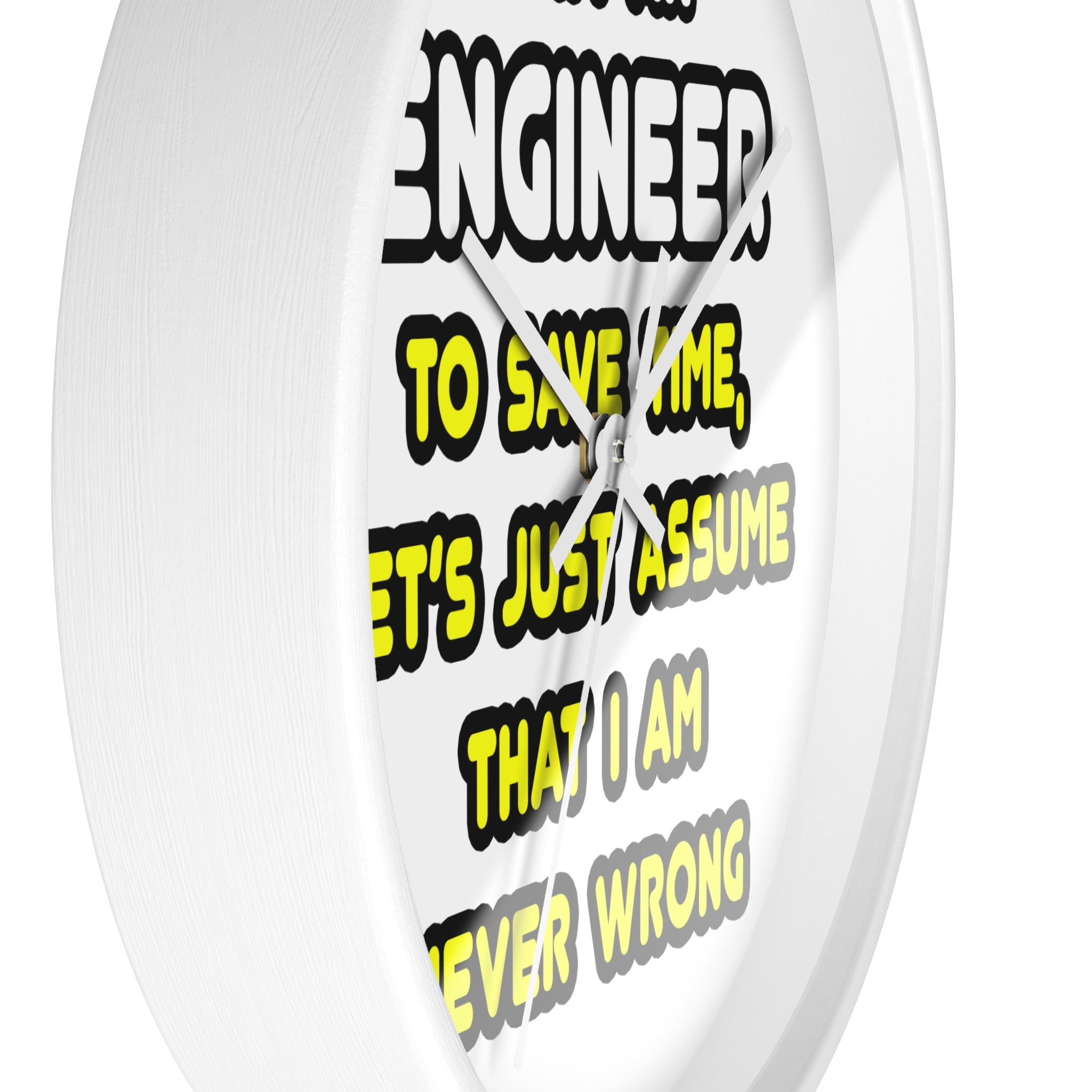 Funny Engineer T Shirts and Gifts - Wall Clock
