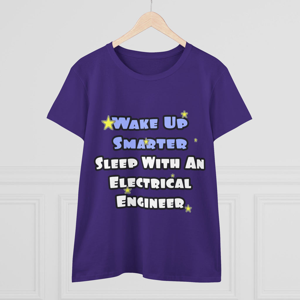 Smarter...Sleep With an Electrical Engineer - Women's Midweight Cotton Tee