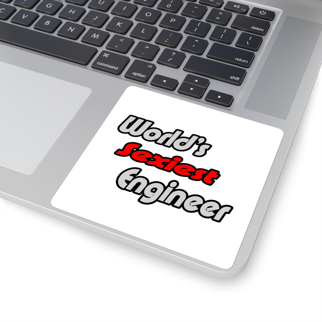 World's Sexiest Engineer - Square Stickers