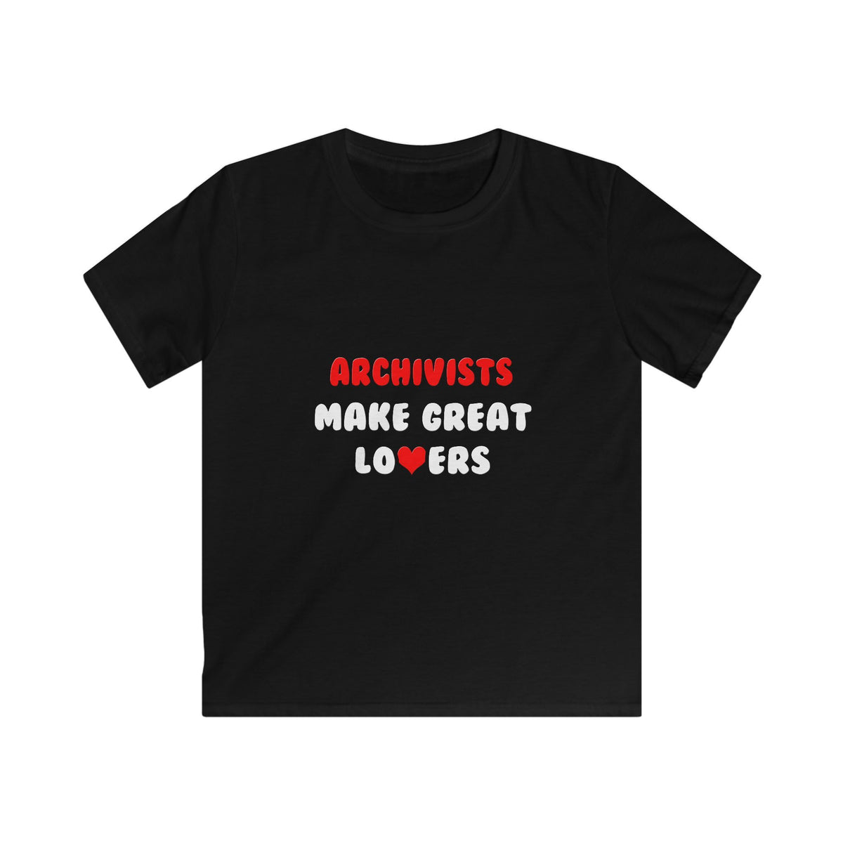Archivists Make Great Lovers - Kids Softstyle Tee