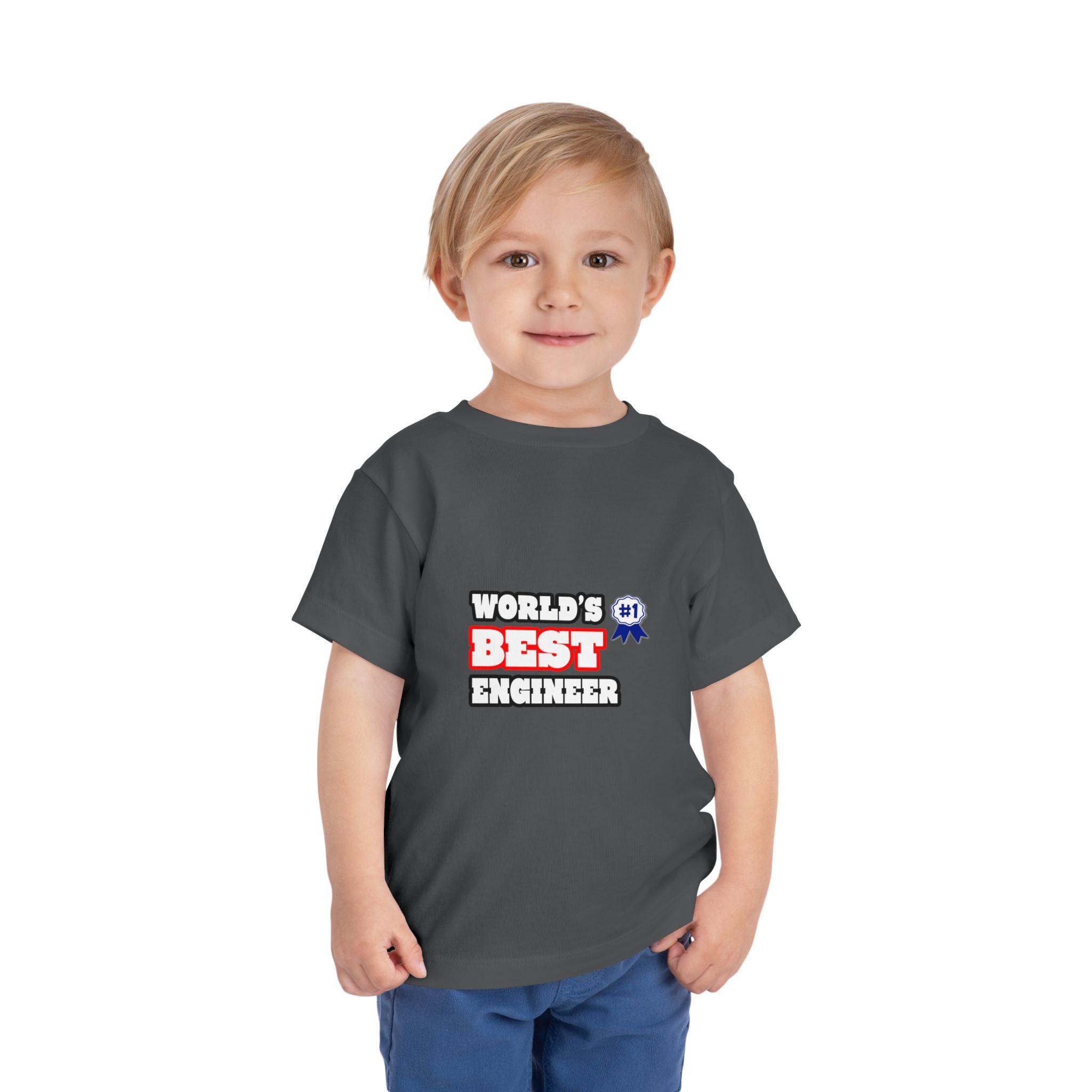 World's Best Engineer - Toddler Short Sleeve Tee