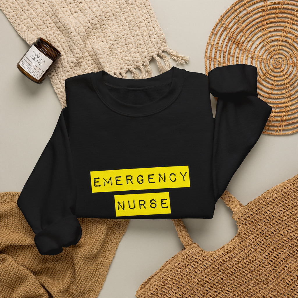 Emergency Nurse...Hardest Job You'll Ever Love - Unisex Heavy Blend™ Crewneck Sweatshirt