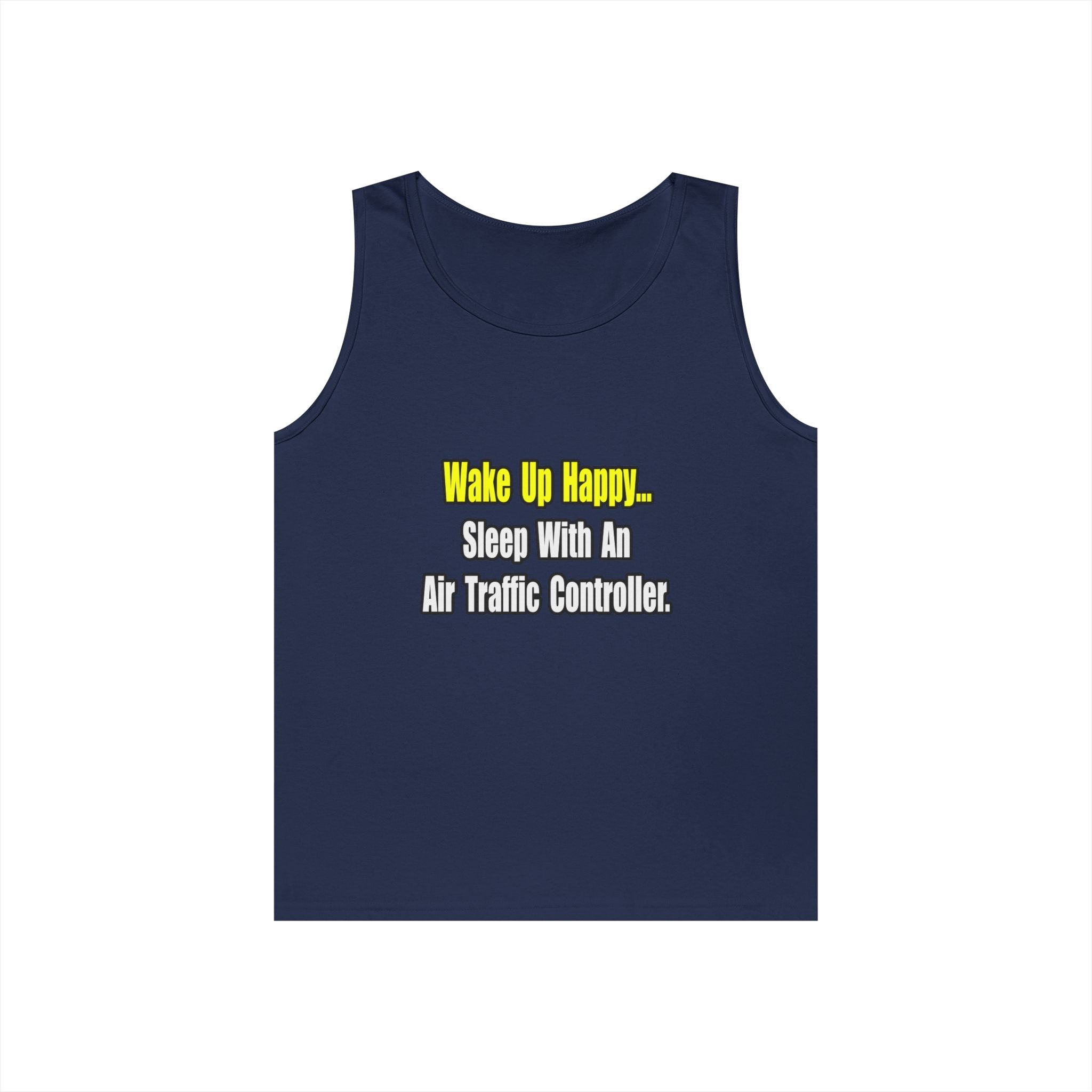 Sleep With An Air Traffic Controller - Unisex Heavy Cotton Tank Top