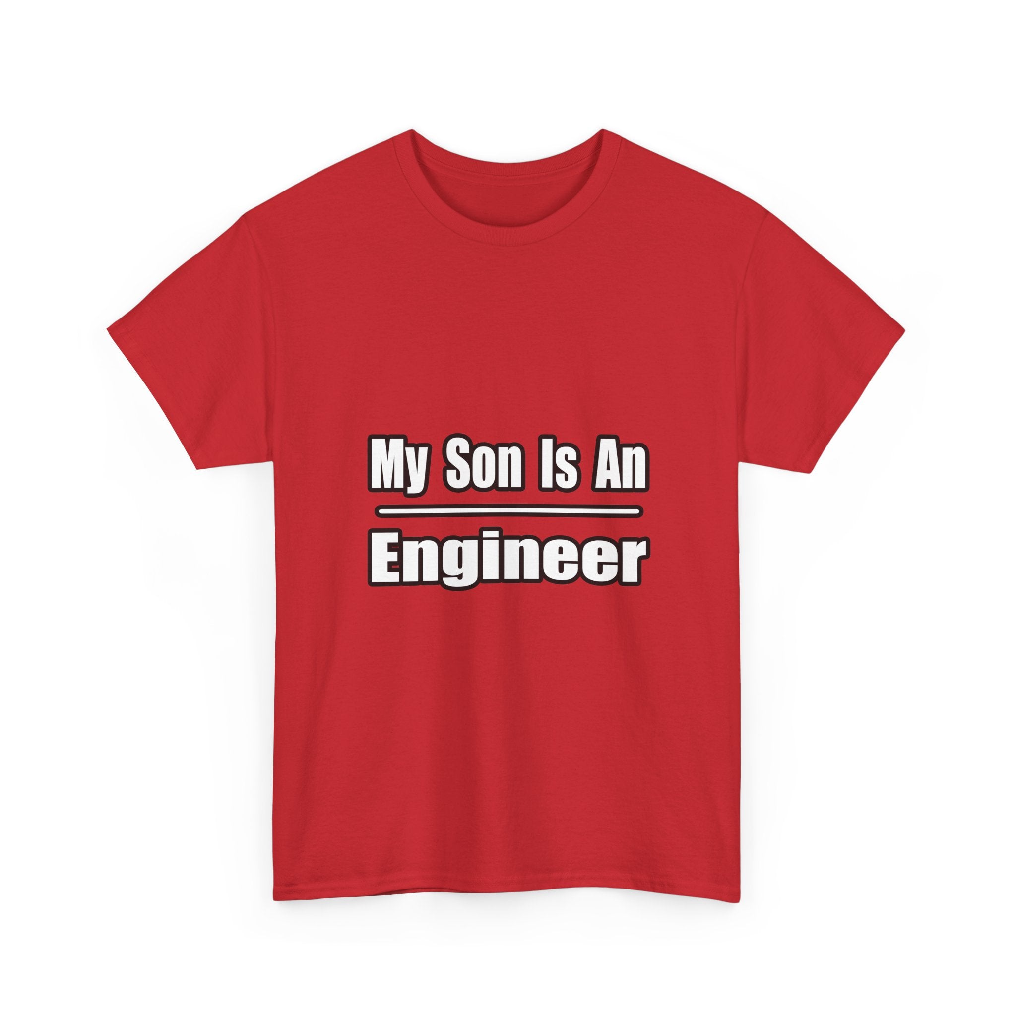 My Son Engineer - Unisex Heavy Cotton Tee