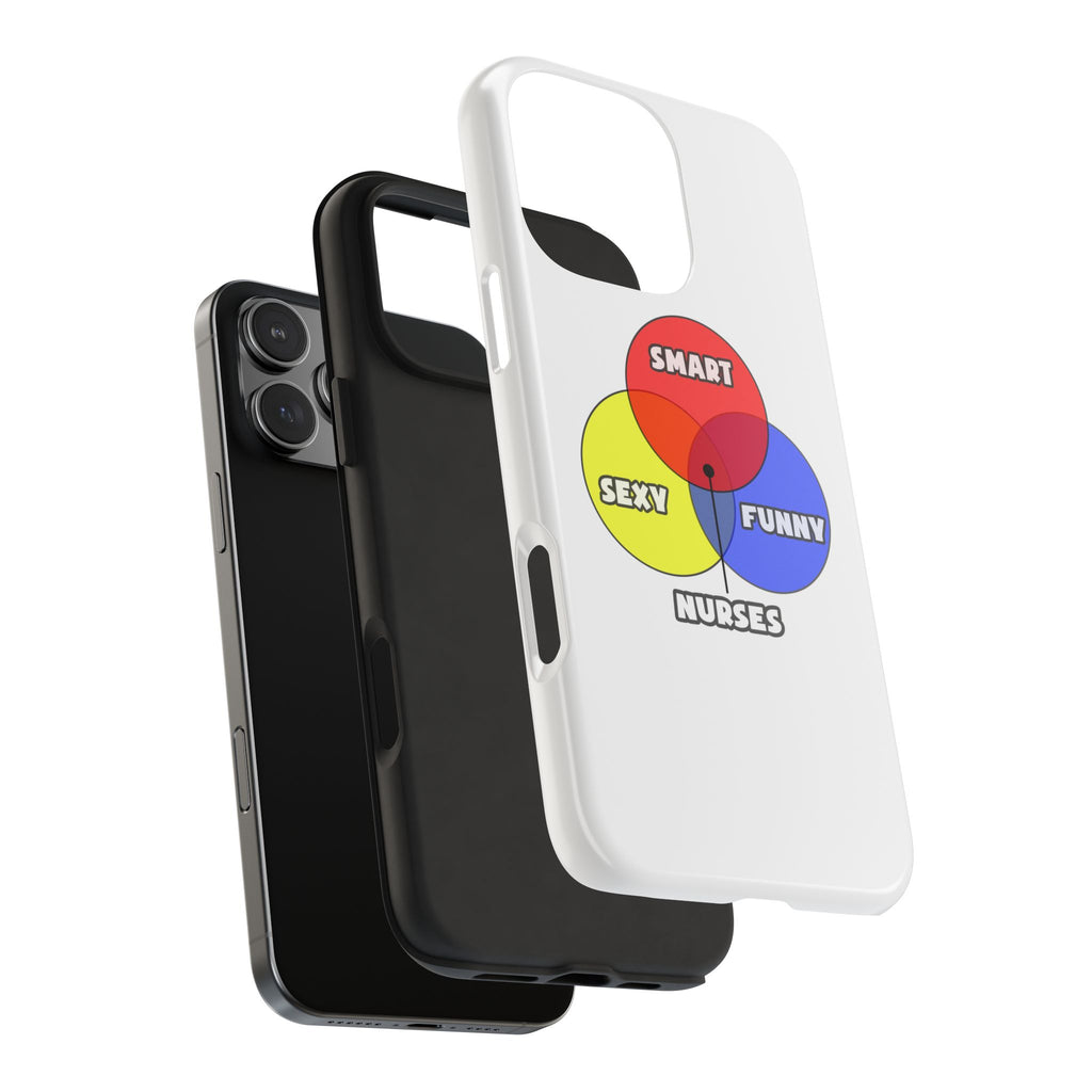 Venn Diagram .. Nurses - Tough Phone Cases