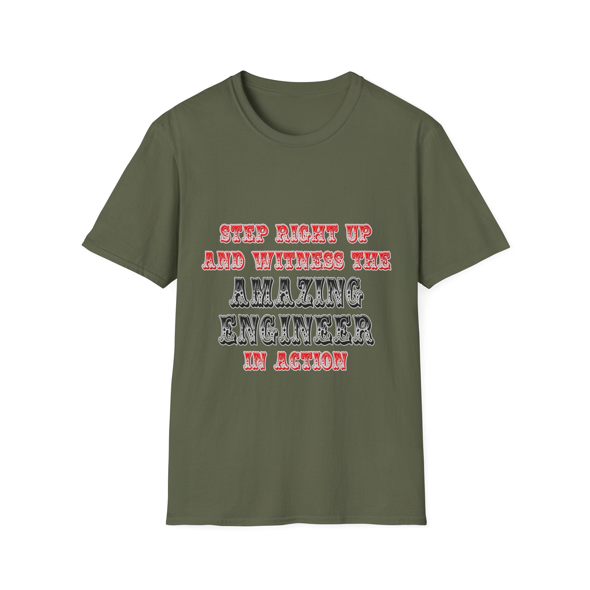 Amazing Engineer In Action - Unisex Softstyle T-Shirt