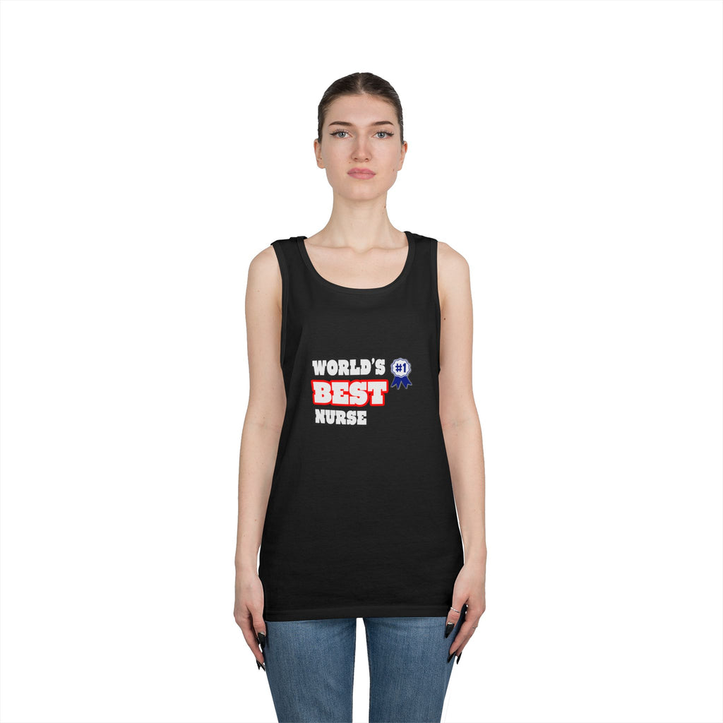 World's Best Nurse - Unisex Heavy Cotton Tank Top