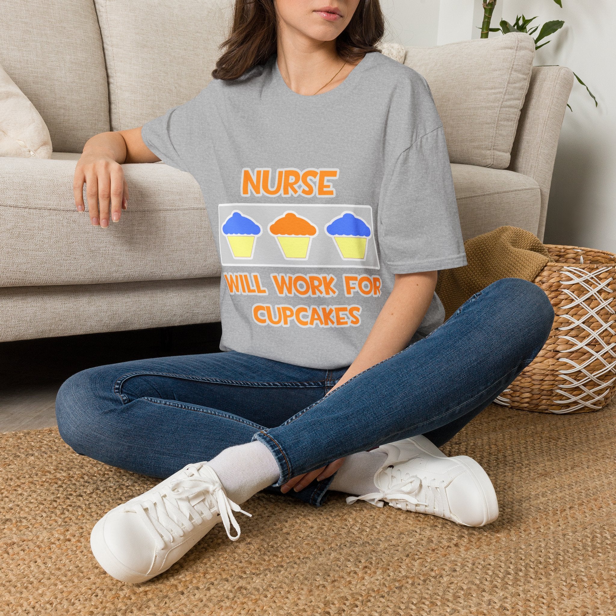 Nurse ... Will Work For Cupcakes - Unisex Softstyle T-Shirt