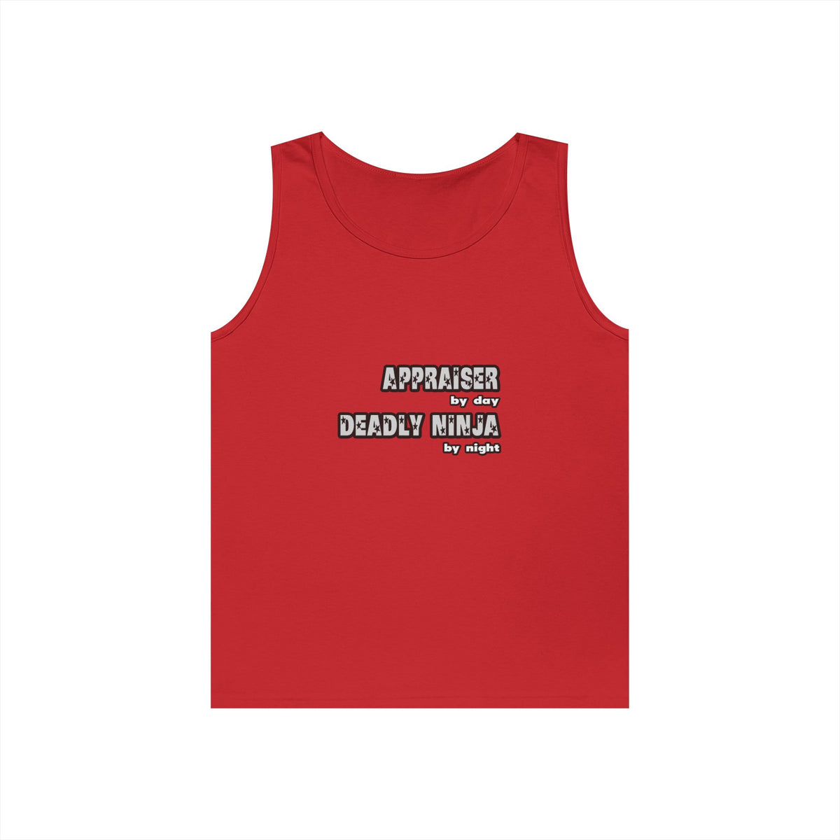 Appraiser By Day...Deadly Ninja By Night - Unisex Heavy Cotton Tank Top
