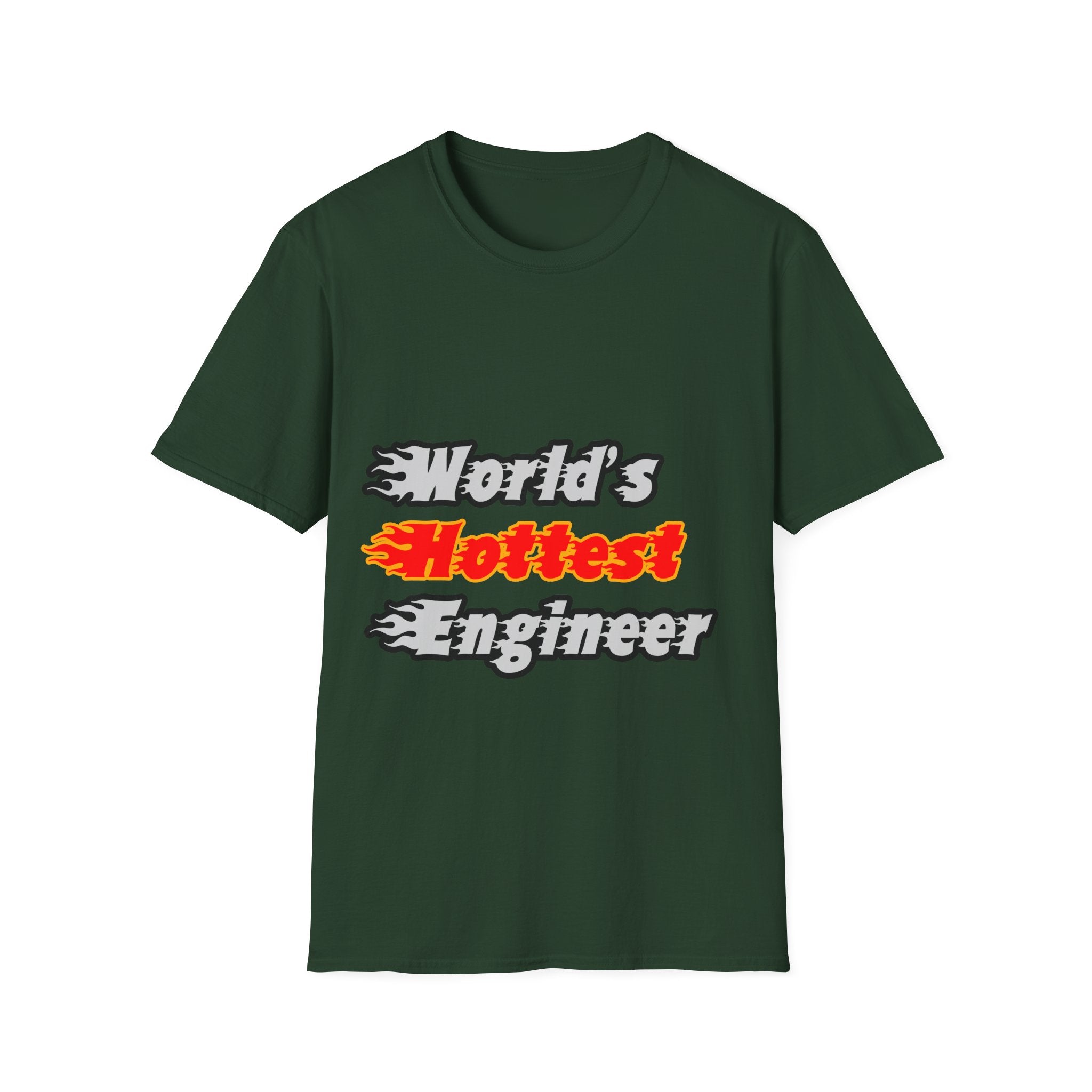 World's Hottest Engineer - Unisex Softstyle T-Shirt
