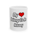 My Heart Belongs To An Actuary - Ceramic Mug, (11oz, 15oz)