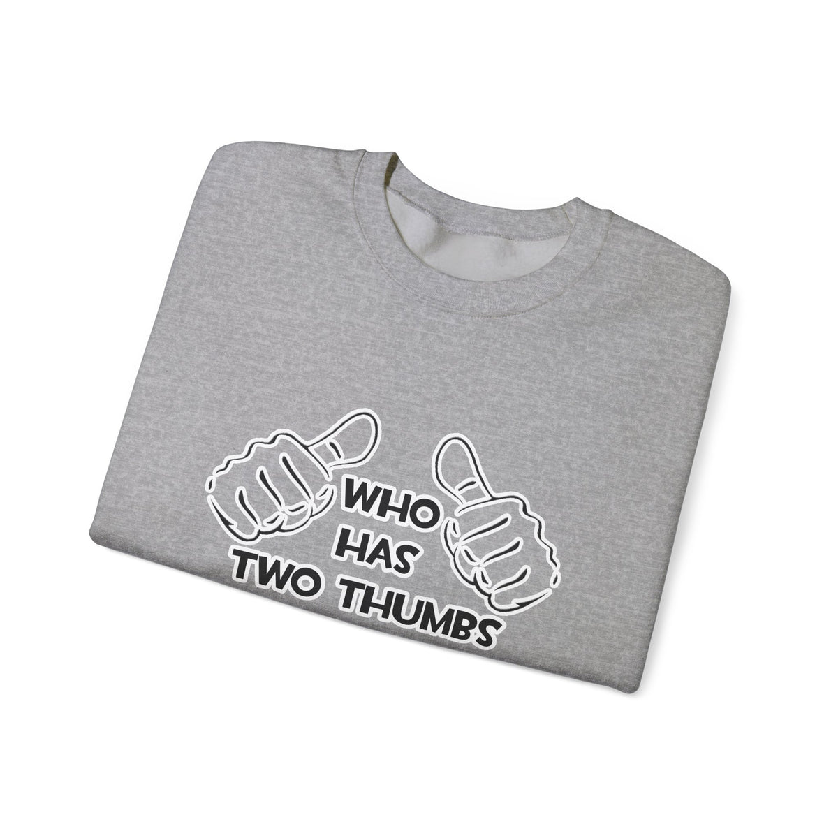 Two Thumbs and Loves Farming - Unisex Heavy Blend™ Crewneck Sweatshirt