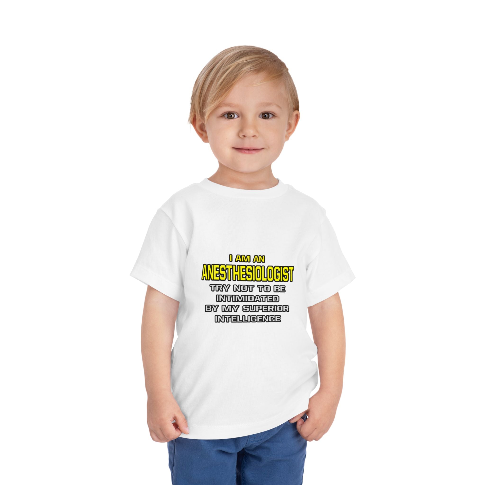 Anesthesiologist...Superior Intelligence - Toddler Short Sleeve Tee