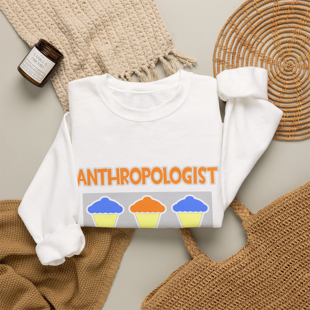 Anthropologist ... Will Work For Cupcakes - Unisex Heavy Blend™ Crewneck Sweatshirt