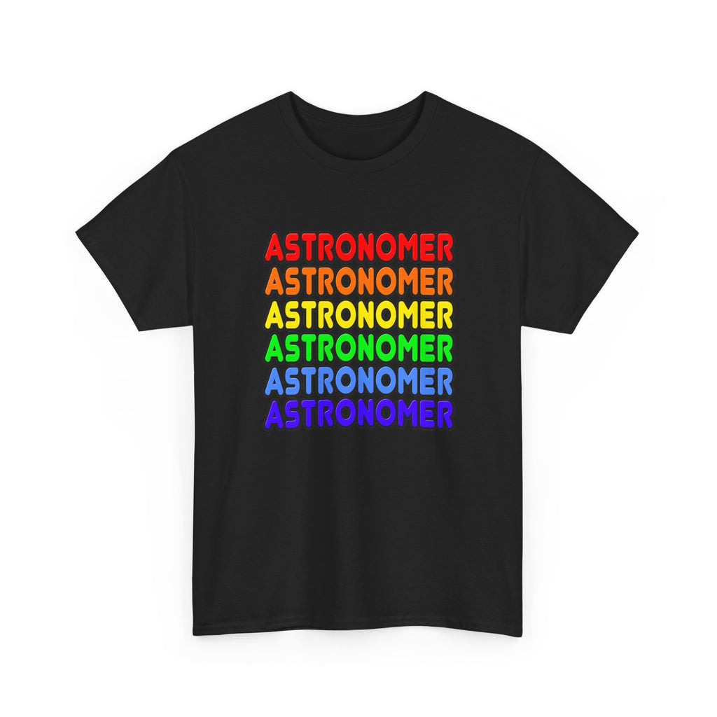 Rainbow Astronomer - Unisex Heavy Cotton Tee
