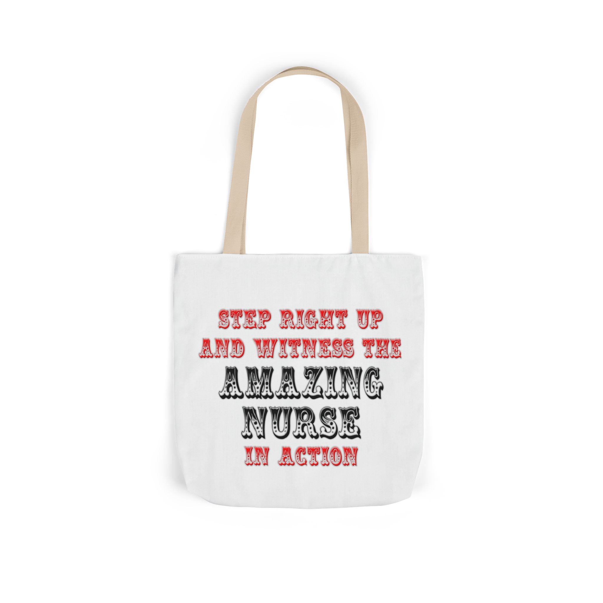Amazing Nurse In Action - Canvas Tote Bag, 5-Color Straps