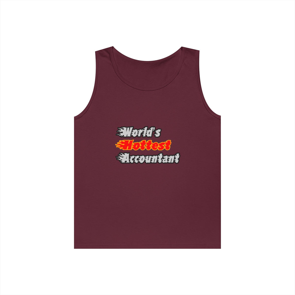 World's Hottest Accountant - Unisex Heavy Cotton Tank Top
