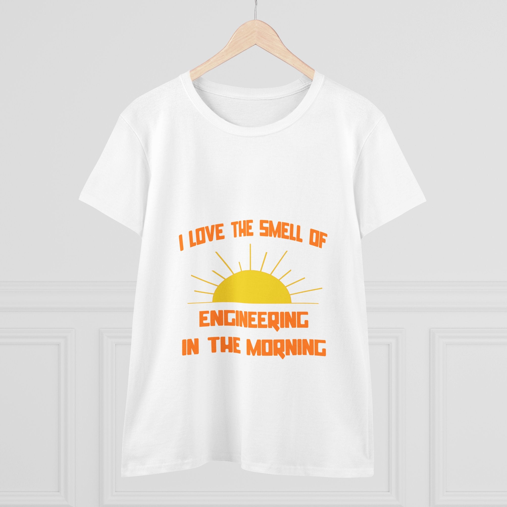 Smell of Engineering in the Morning - Women's Midweight Cotton Tee