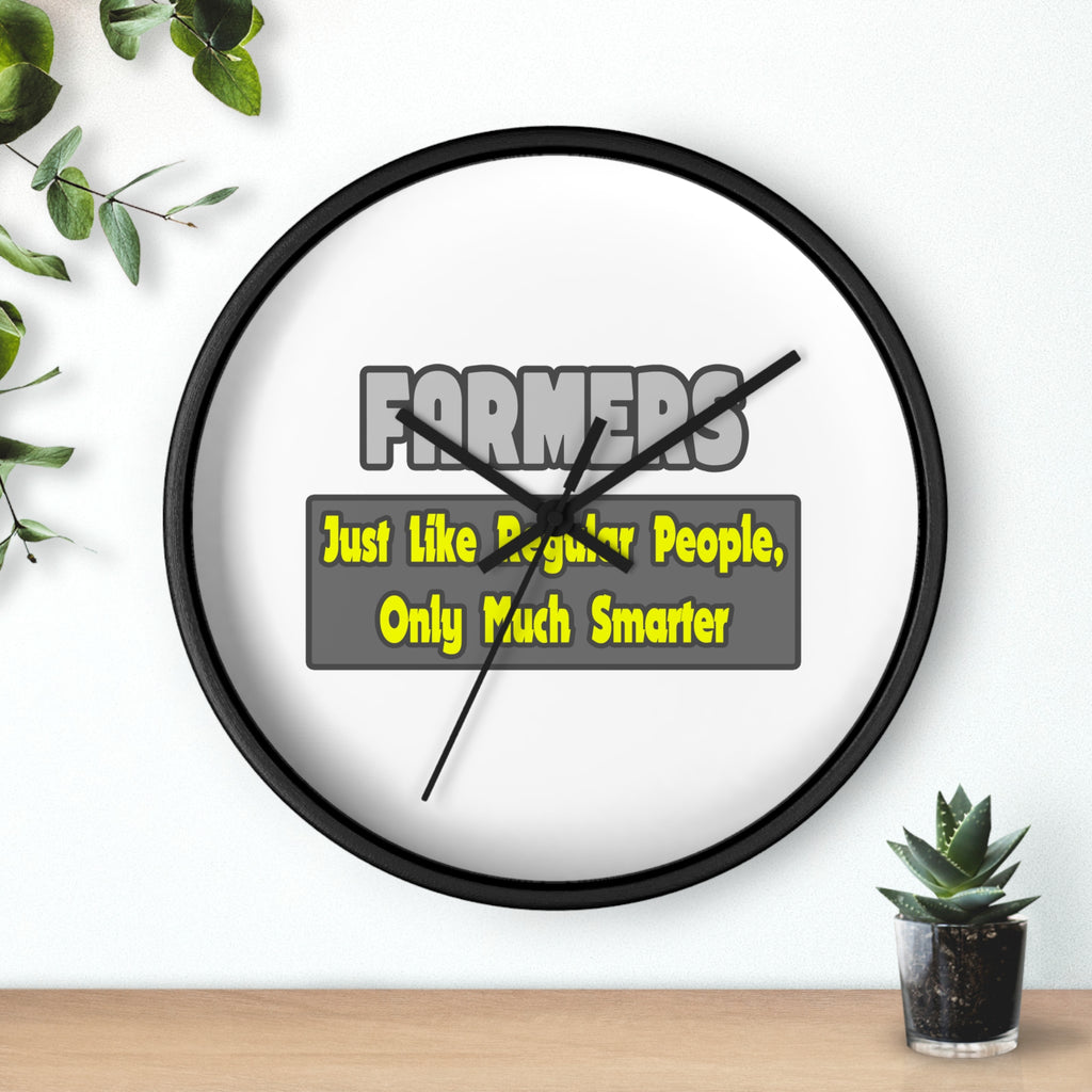 Farmers...Smarter - Wall Clock