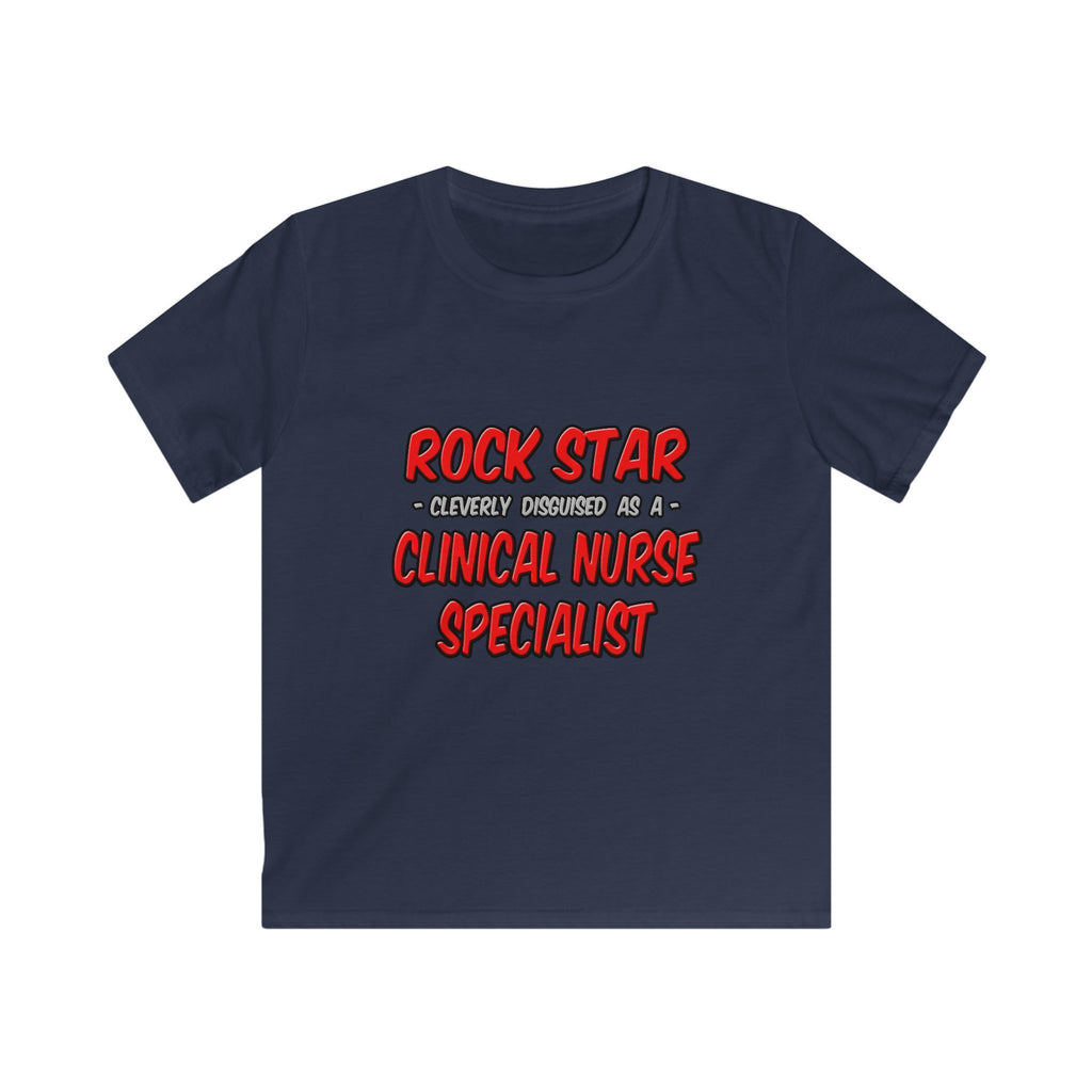 Rock Star .. Clinical Nurse Specialist - Kids Softstyle Tee