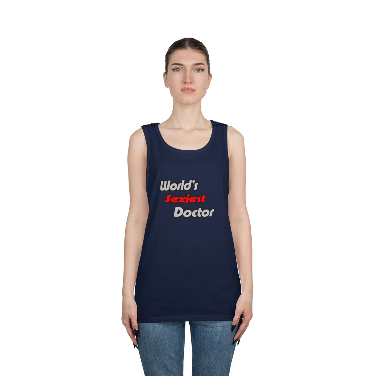 World's Sexiest Doctor - Unisex Heavy Cotton Tank Top