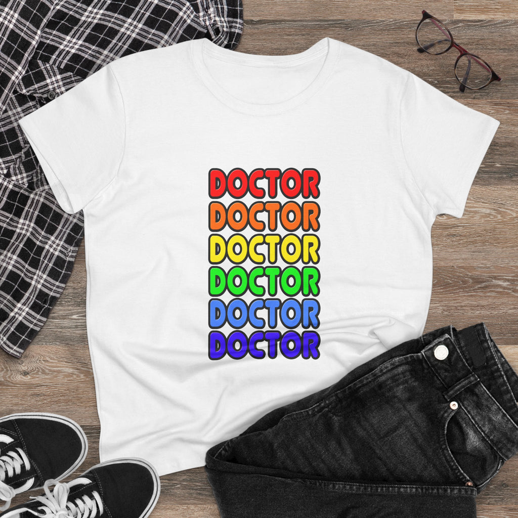 Rainbow Doctor - Women's Midweight Cotton Tee