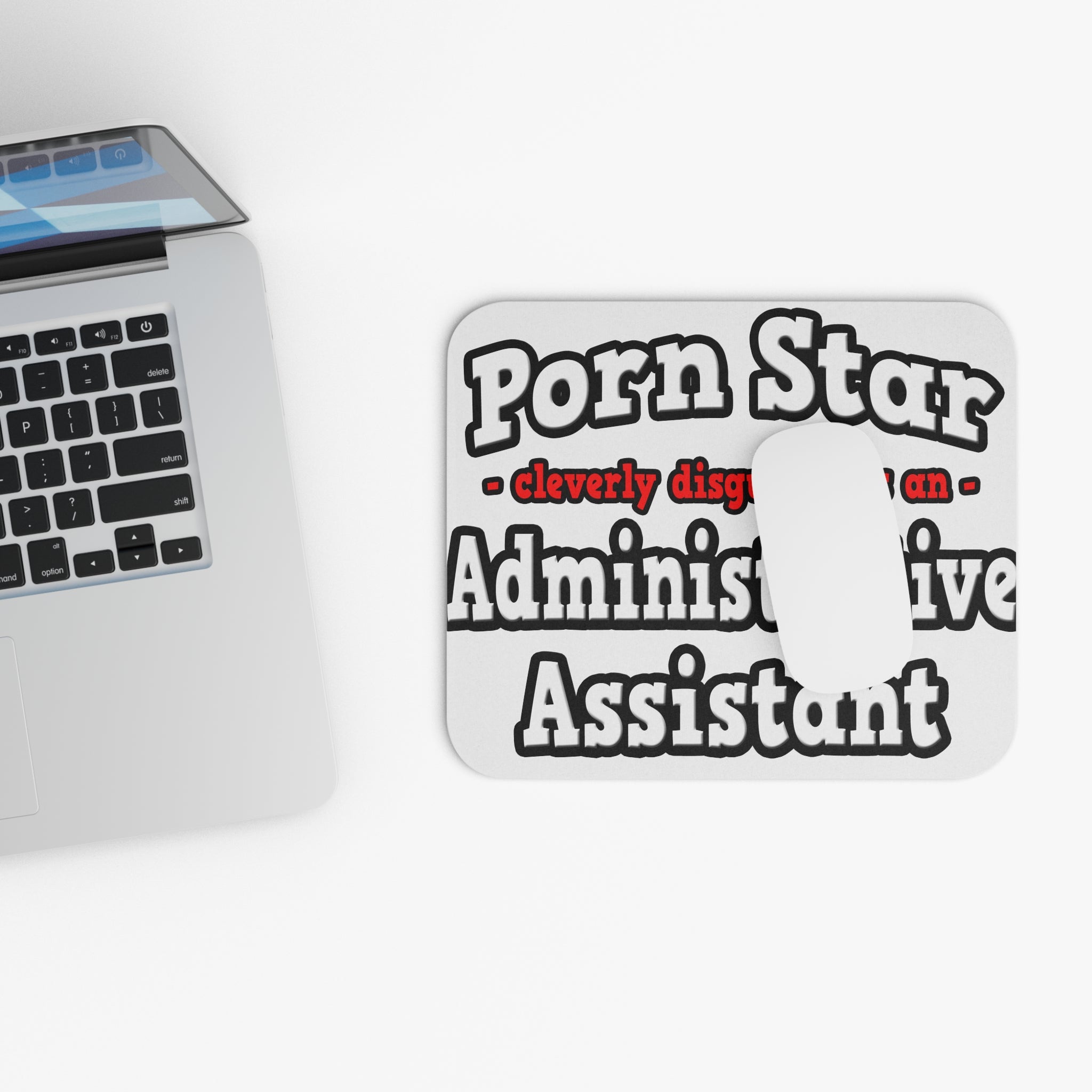 Porn Star...Administrative Assistant - Mouse Pad (Rectangle)