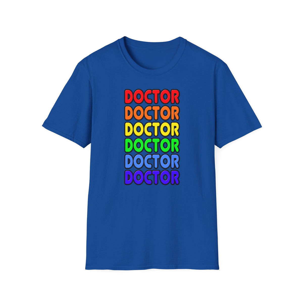 Rainbow Doctor - Unisex Softstyle T-Shirt