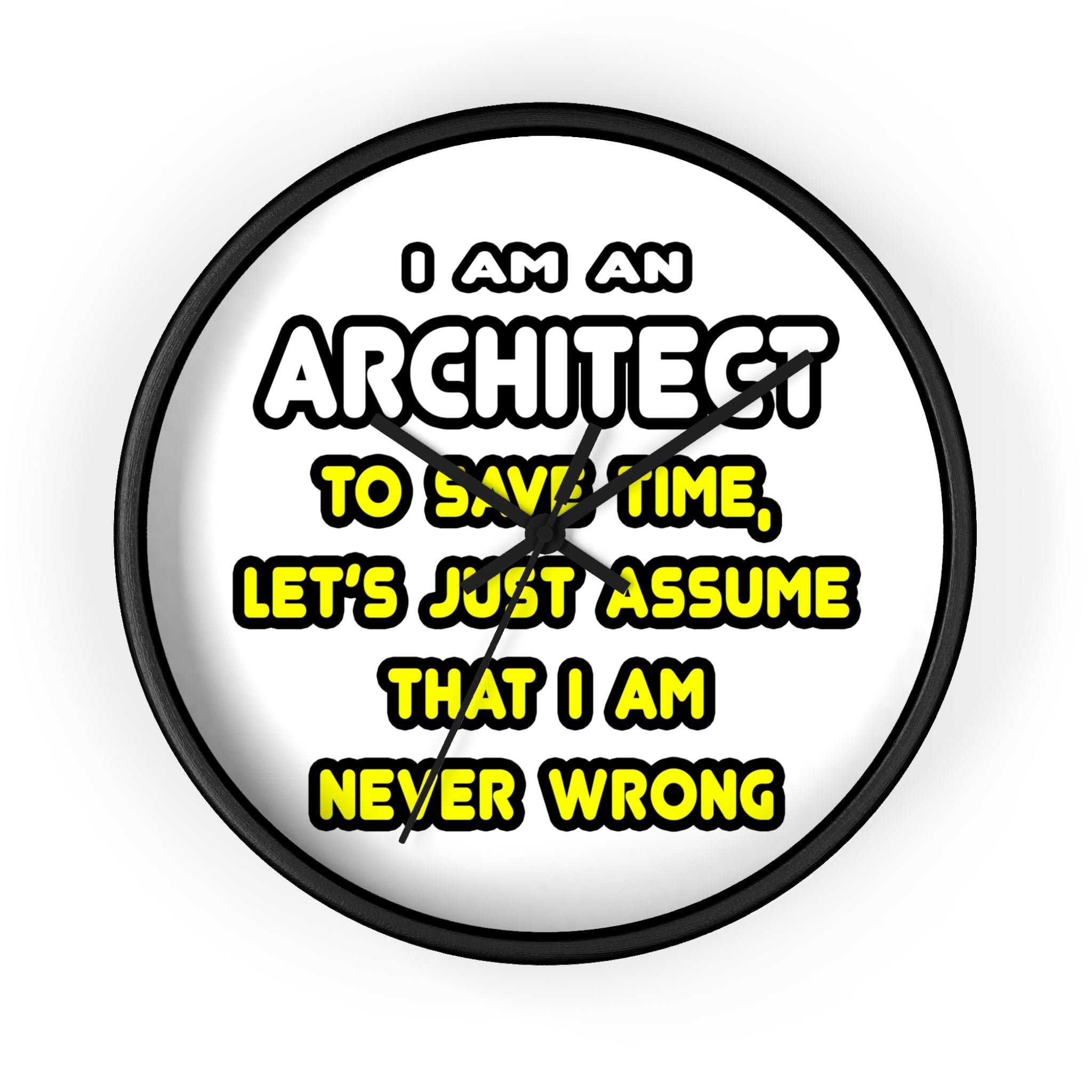 Funny Architect T Shirts and Gifts - Wall Clock
