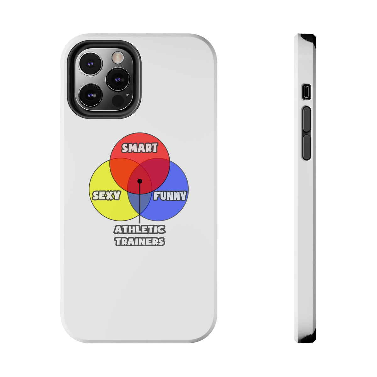 Venn Diagram .. Athletic Trainers - Tough Phone Cases