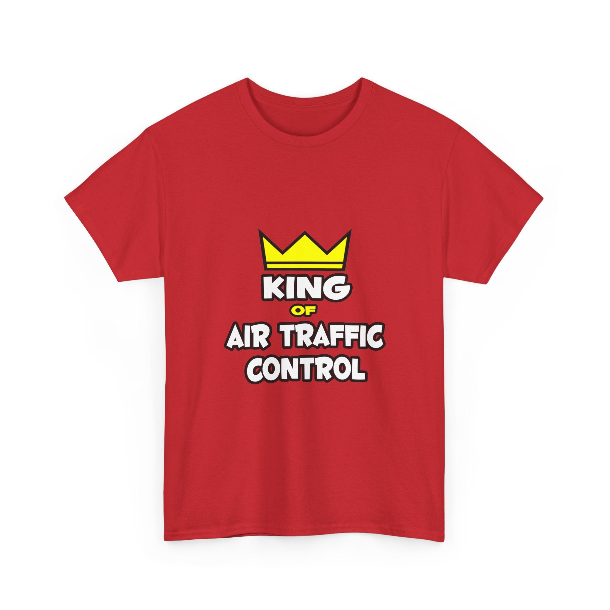 King of Air Traffic Control - Unisex Heavy Cotton Tee