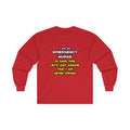 Funny Emergency Nurse T Shirts and Gifts - Unisex Ultra Cotton Long Sleeve Tee