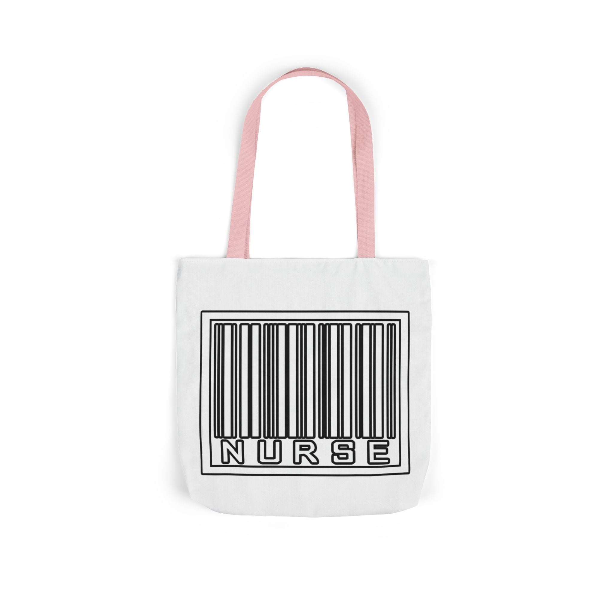Barcode Nurse - Canvas Tote Bag, 5-Color Straps