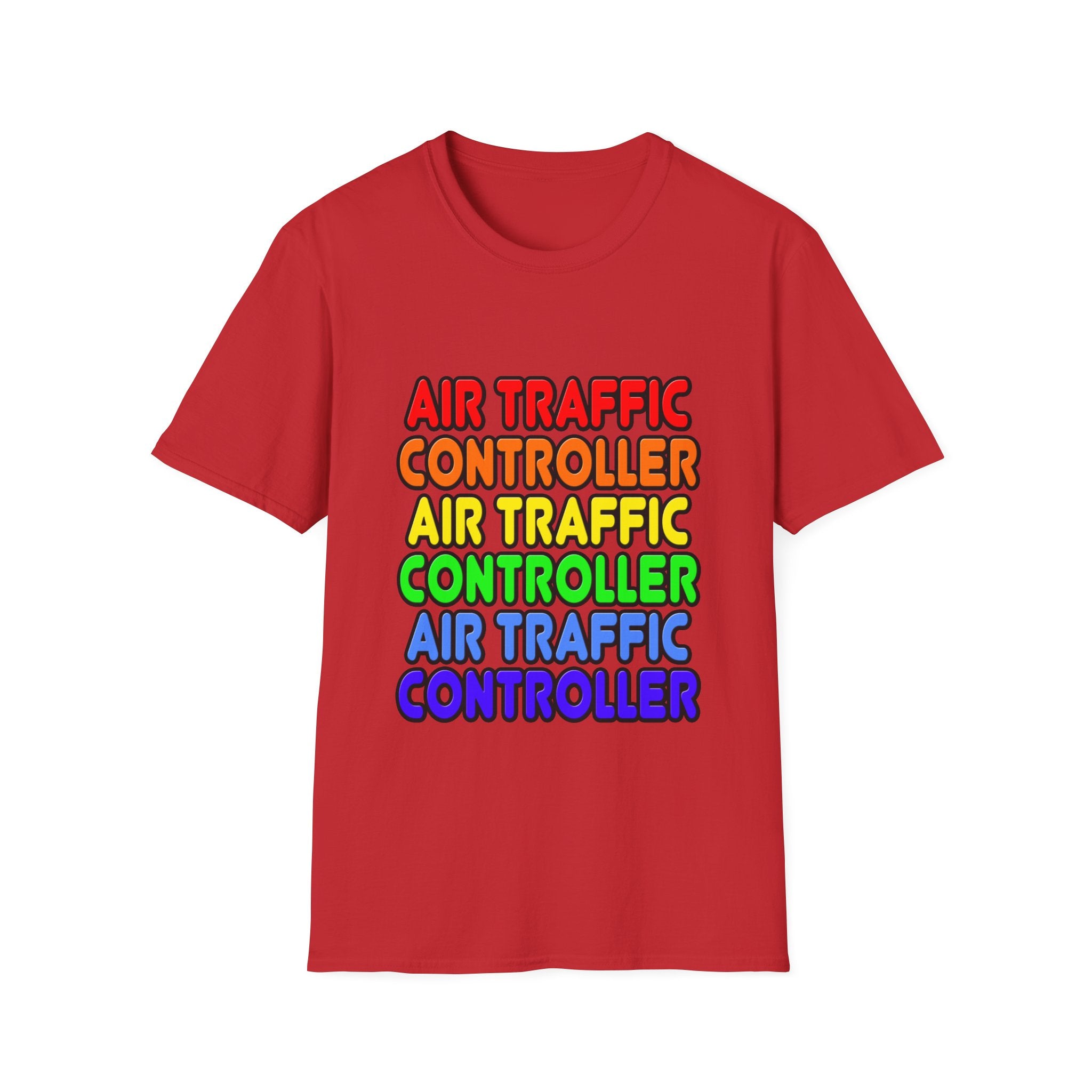Rainbow Air Traffic Controller - Unisex Softstyle T-Shirt
