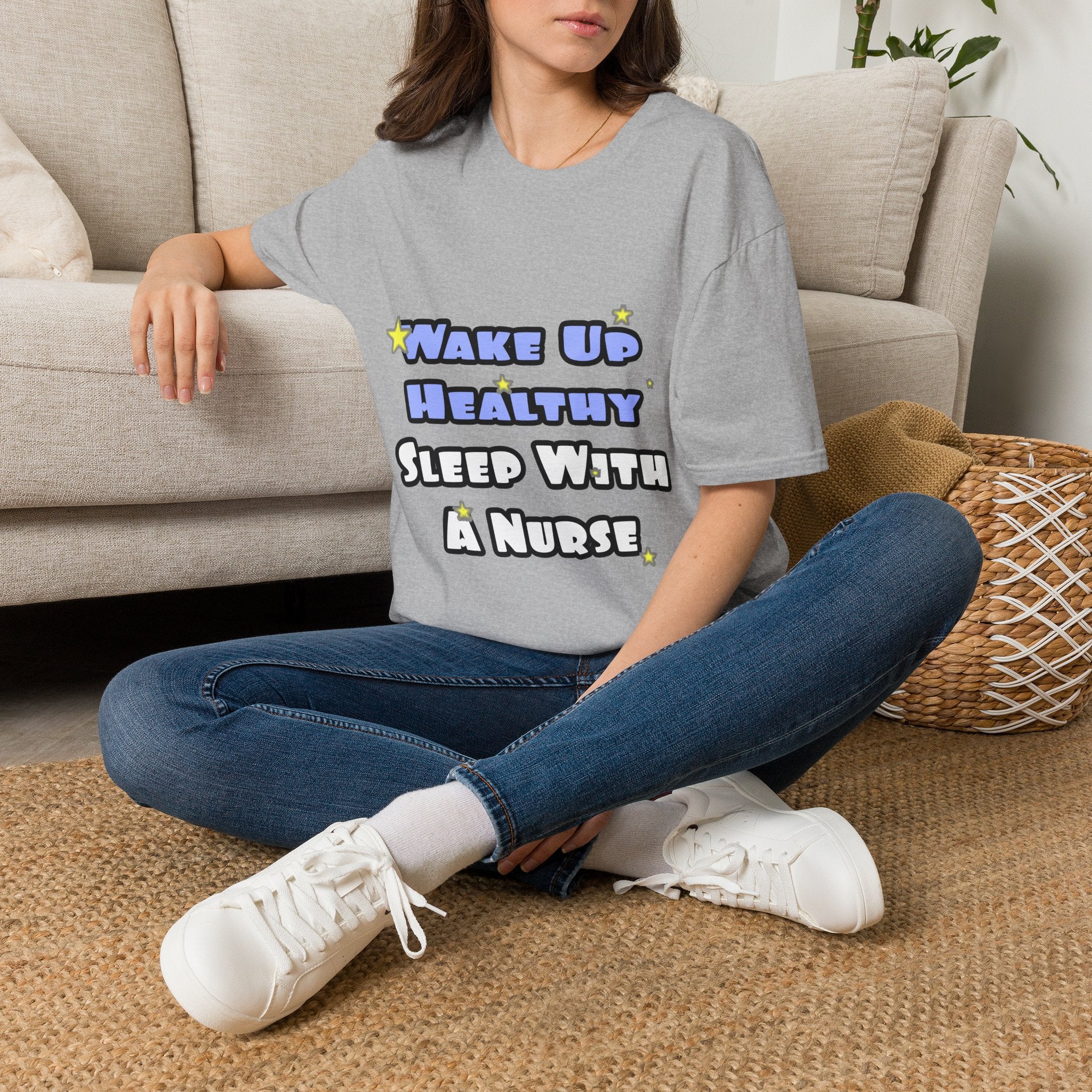 Wake Up Healthy...Sleep With a Nurse - Unisex Softstyle T-Shirt