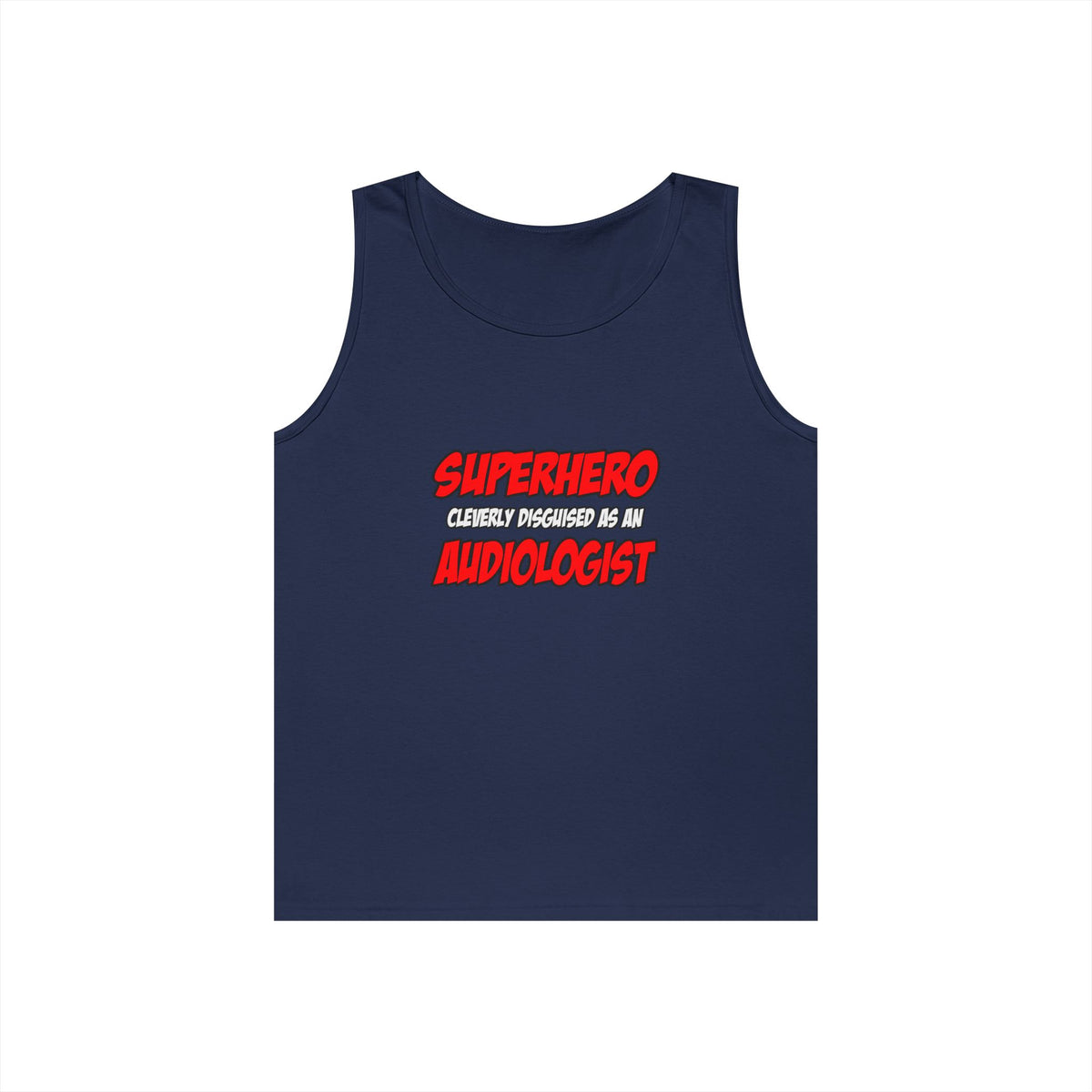 Superhero...Audiologist - Unisex Heavy Cotton Tank Top