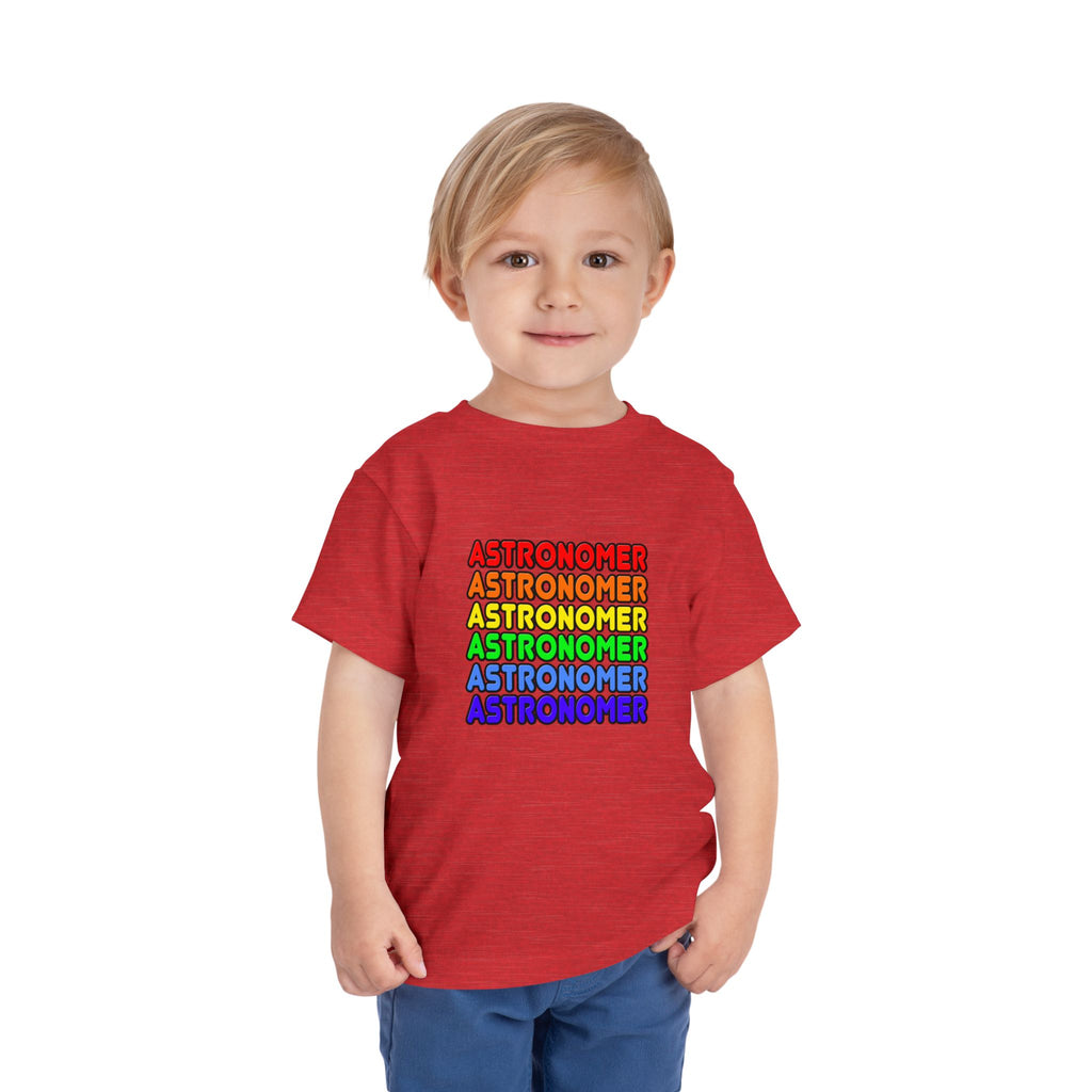 Rainbow Astronomer - Toddler Short Sleeve Tee