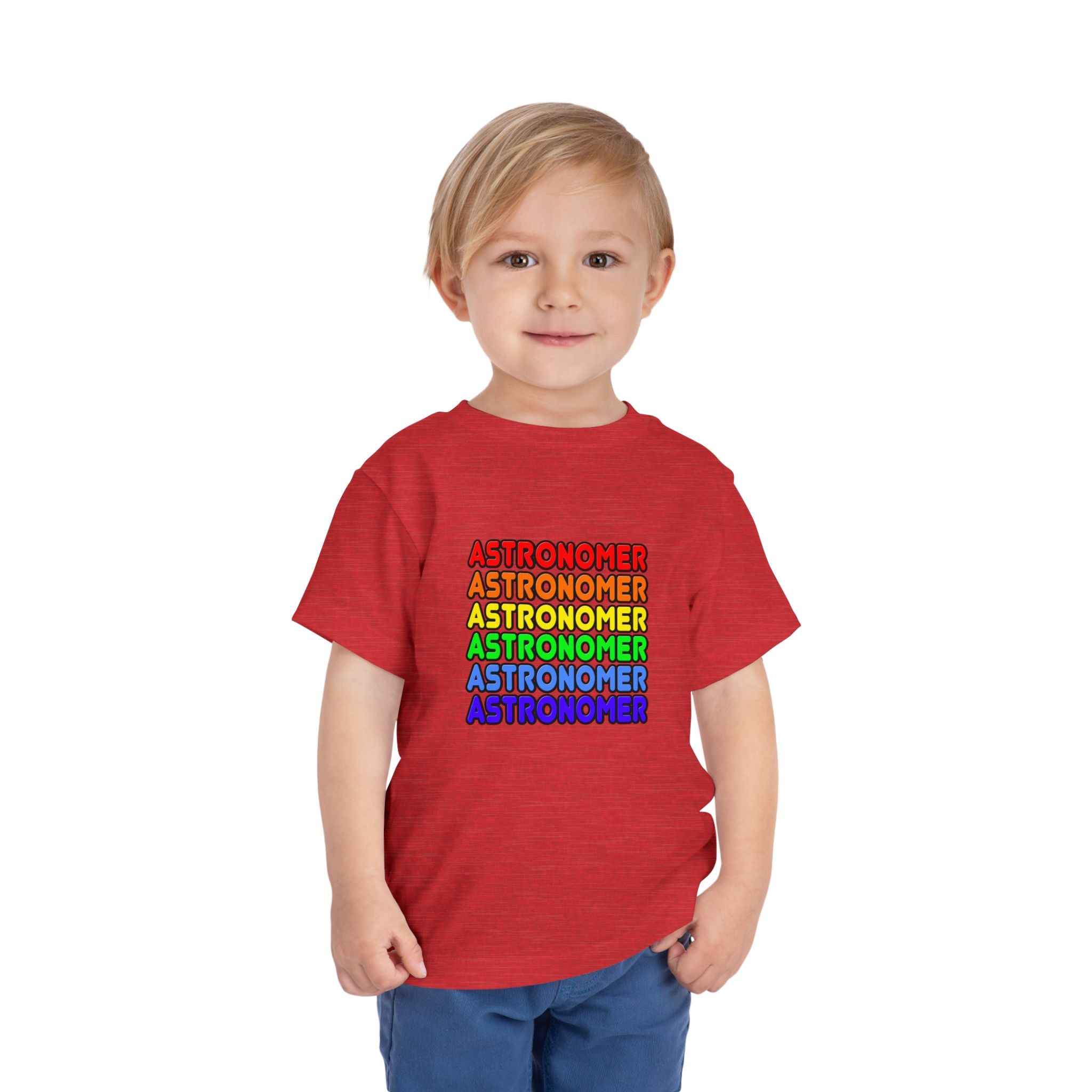 Rainbow Astronomer - Toddler Short Sleeve Tee