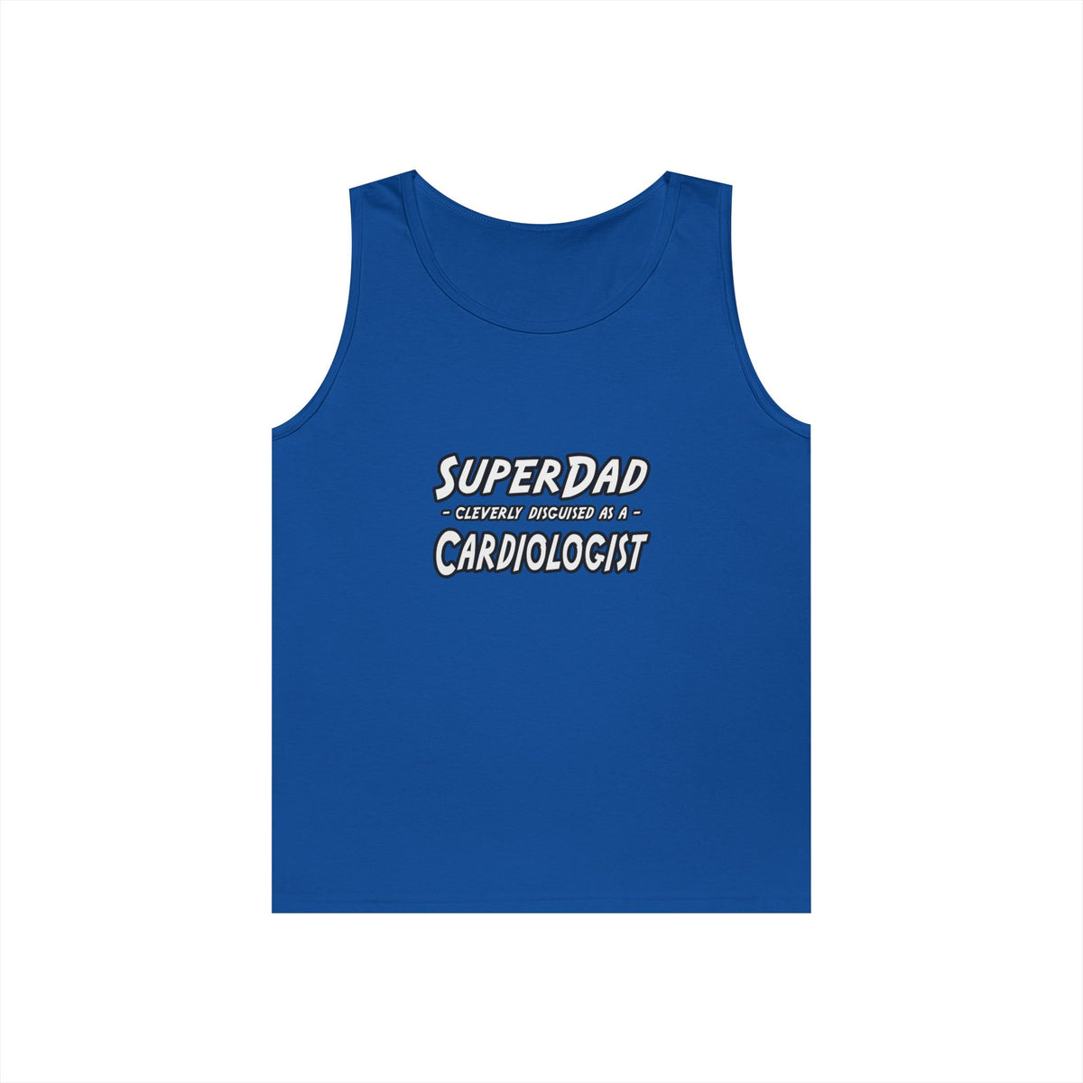 SuperDad...Cardiologist - Unisex Heavy Cotton Tank Top