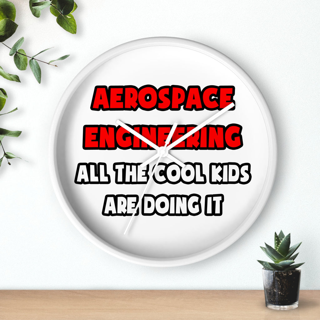 Funny Aerospace Engineer Shirts and Gifts - Wall Clock