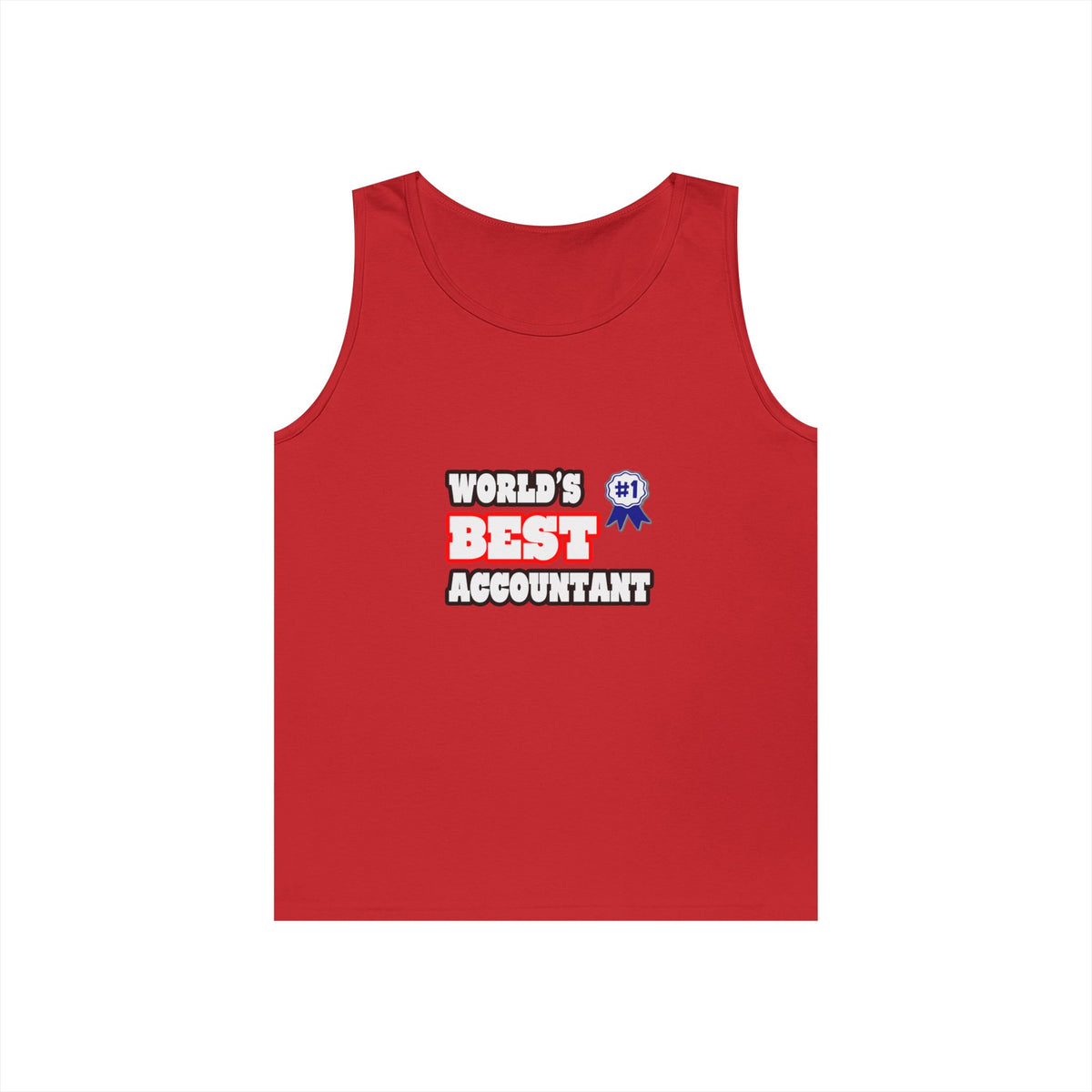 World's Best Accountant - Unisex Heavy Cotton Tank Top