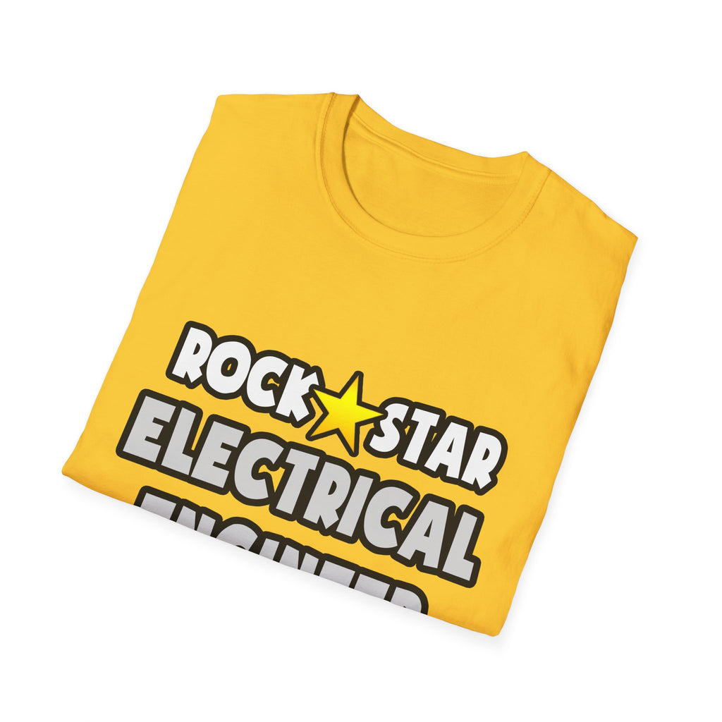 Rock Star Electrical Engineer - Unisex Softstyle T-Shirt