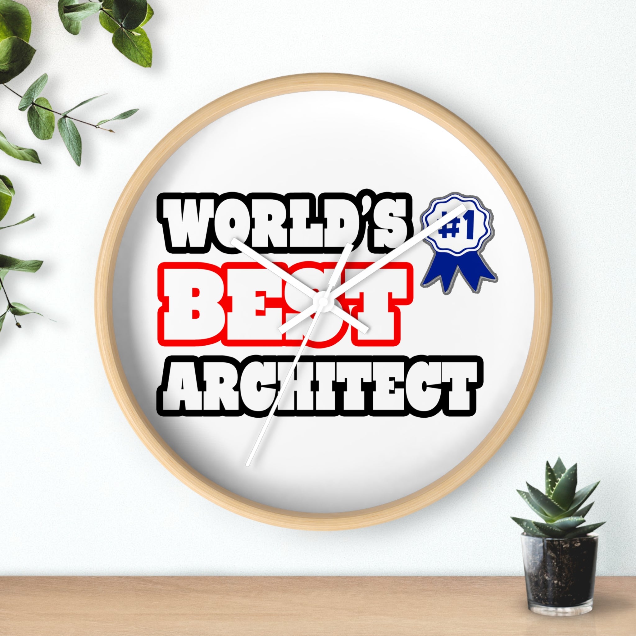 World's Best Architect - Wall Clock