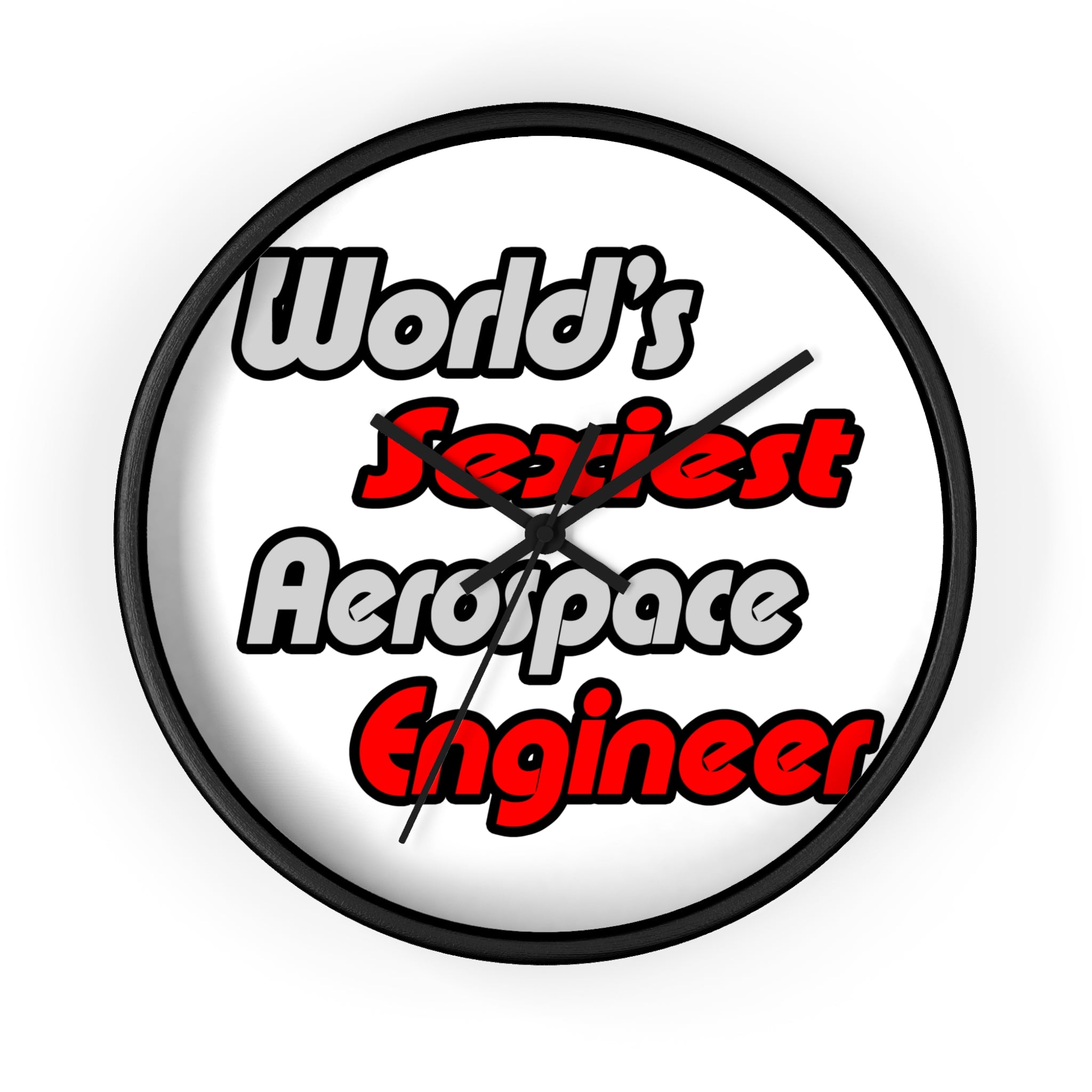 World's Sexiest Aerospace Engineer - Wall Clock