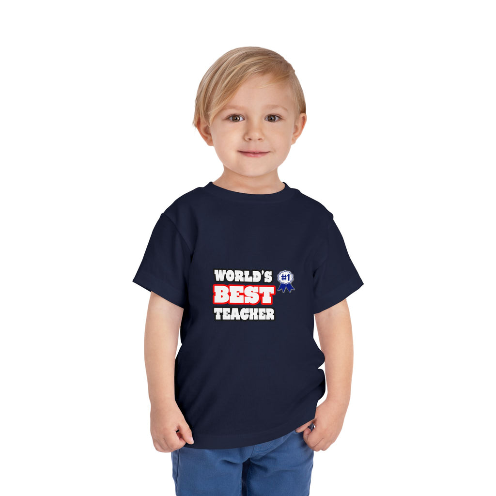 World's Best Teacher - Toddler Short Sleeve Tee