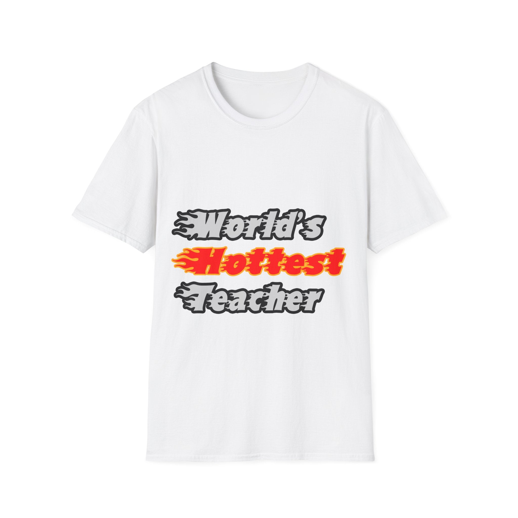 World's Hottest Teacher - Unisex Softstyle T-Shirt