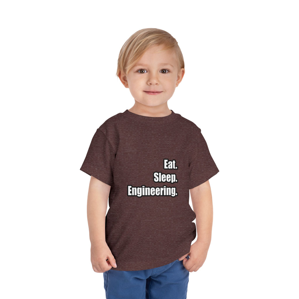 Eat. Sleep. Engineering - Toddler Short Sleeve Tee