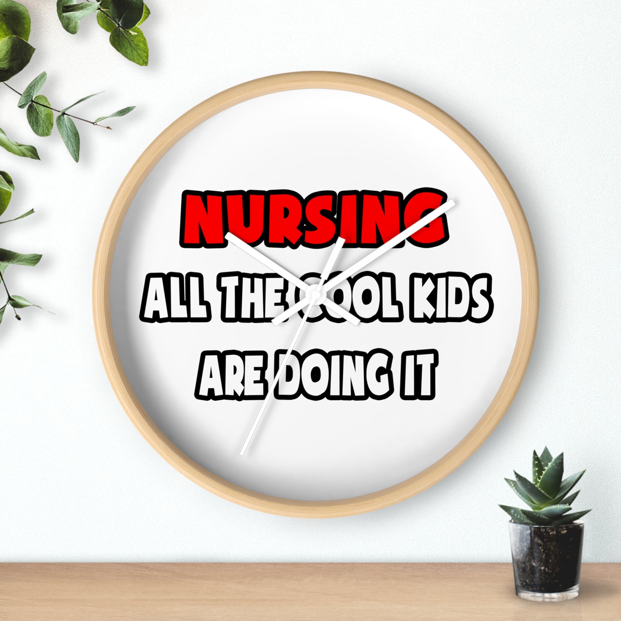 Funny Nurse Shirts and Gifts - Wall Clock