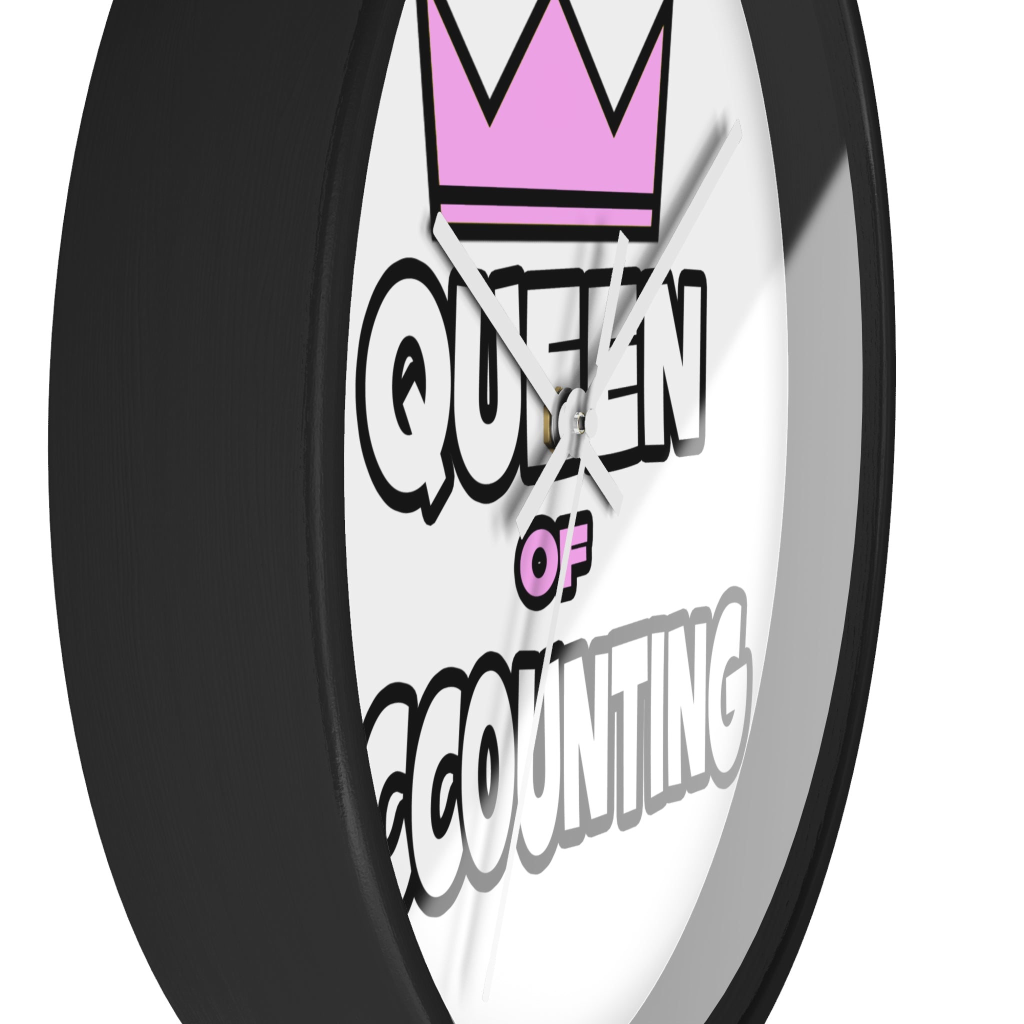 Queen of Accounting - Wall Clock