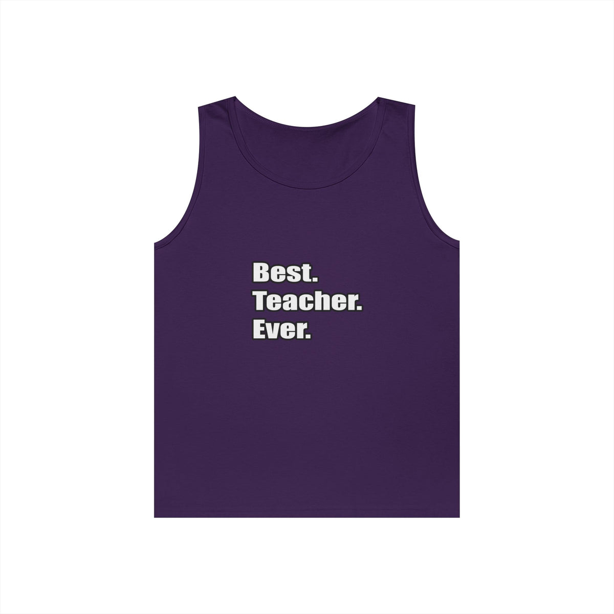 best teacher ever - Unisex Heavy Cotton Tank Top